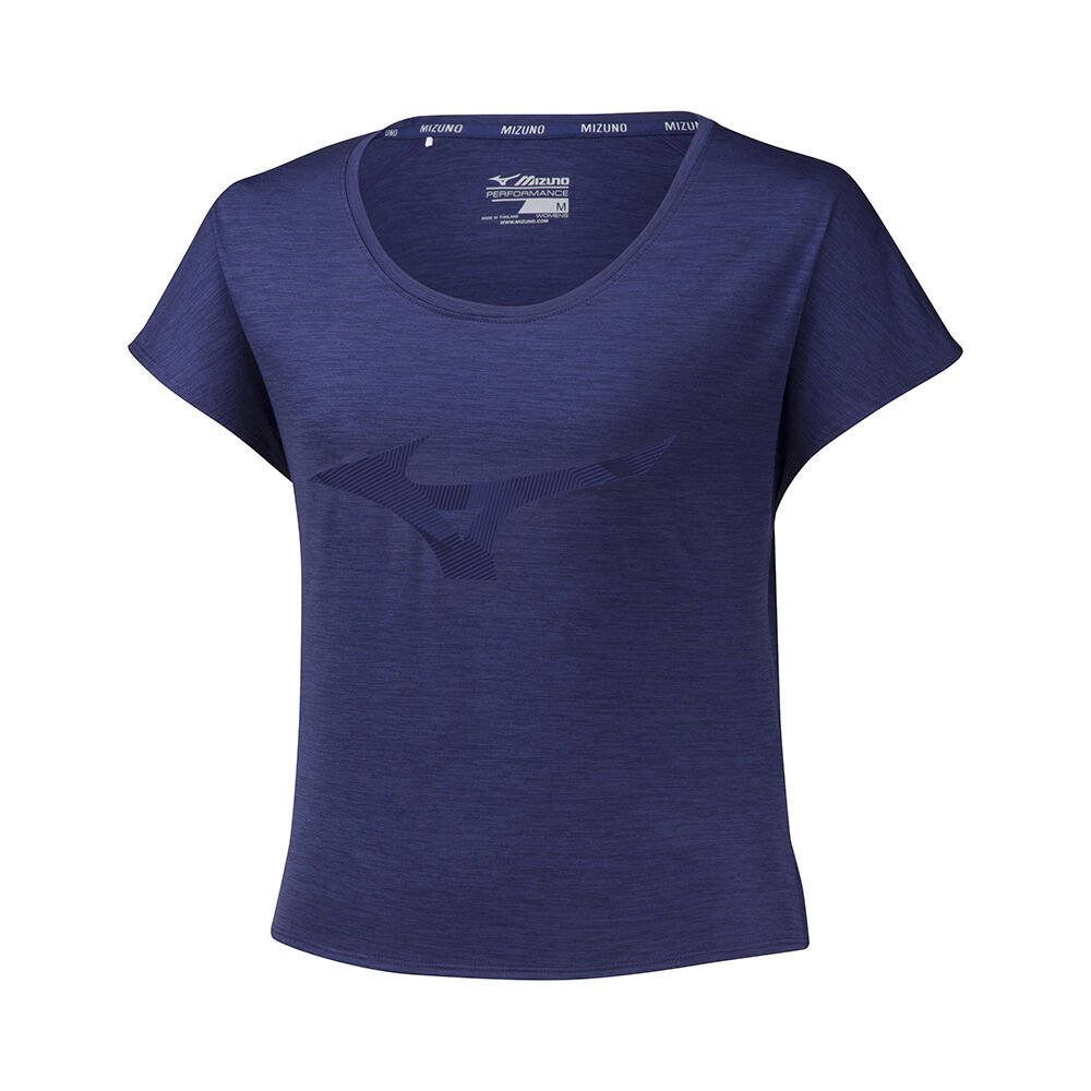 Mizuno Women's T-Shirts Impulse Core RB Peacock - OLACYFQ-04